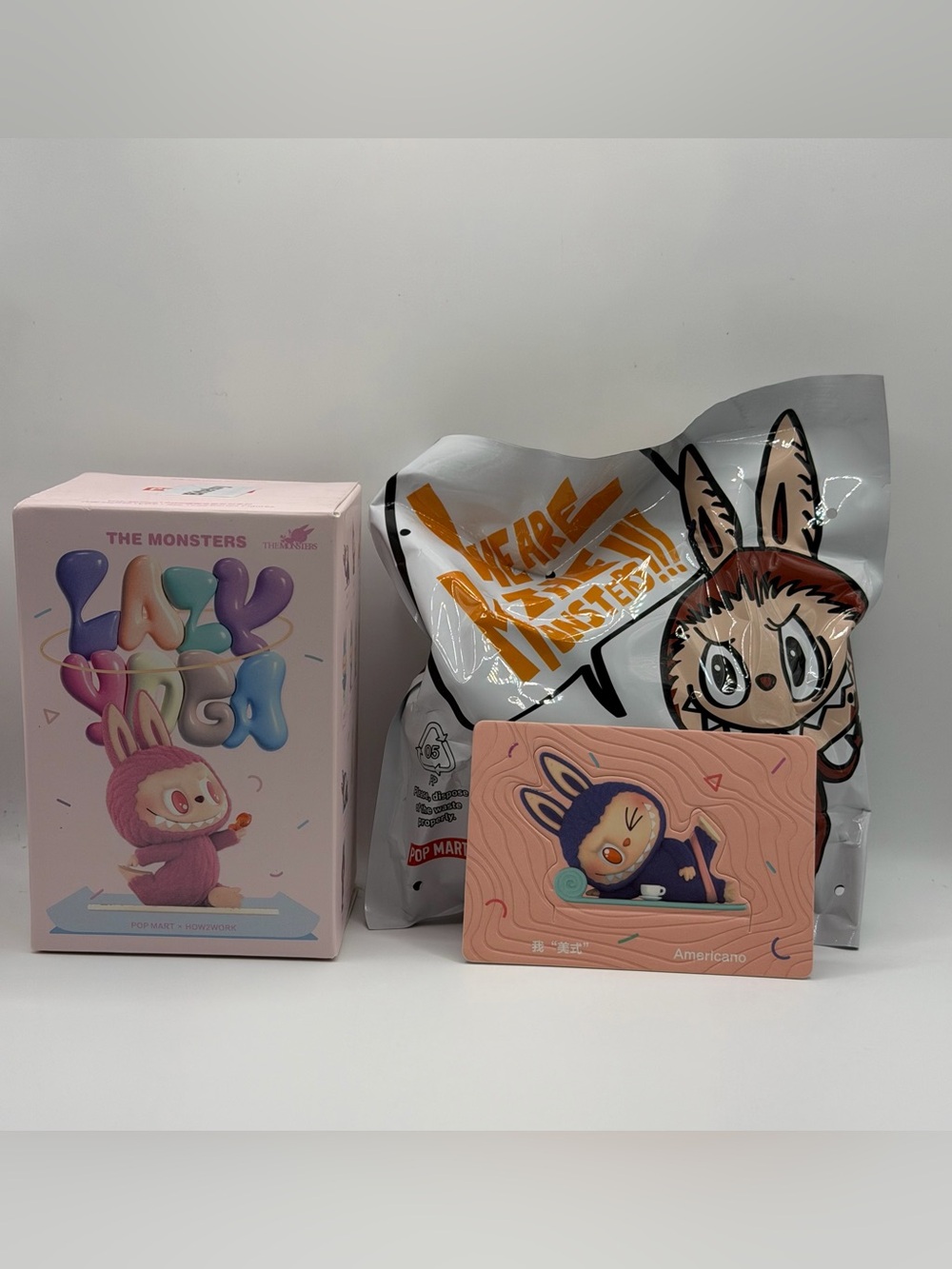 Authentic THE MONSTERS Lazy Yoga / Coca-Cola Series Figures - One Figure